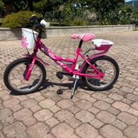 Bici da bambina 16 pollici