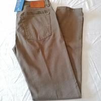 PANTALONE UOMO SLIM COLORE MORO TAGLIA 34/48