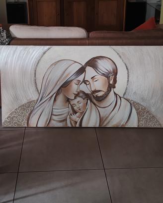 Quadro in tela della Sacra Famiglia