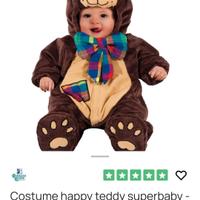 costume di carnevale orsacchiotto 