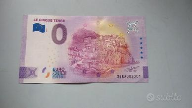 Banconota da 0 euro "Le Cinque Terre" 2022