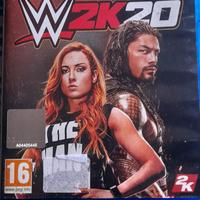 videogame WWE 2K20 wresting per Playstation 4