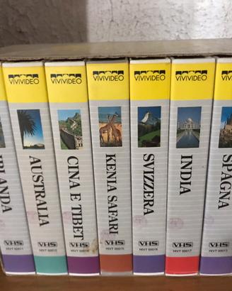 Lotto di 16 vhs raccolta il mondo