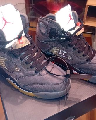 NIKE JORDAN AIR 5 RETRO OFF WHITE MUSLIN