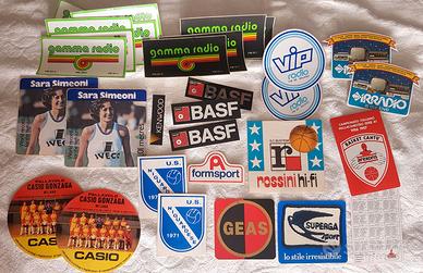 Adesivi vintage anni 80