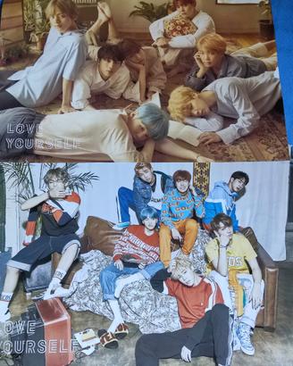 Poster album BTS + photocard/foto/gift random