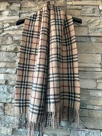 Sciarpa Burberry uomo in lana e cashemire
