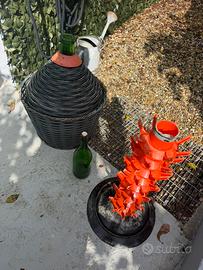 Damigiane da vino 54lt. E accessori