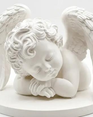 ngelo dormiente bianco in PLA stampato 3D – Statue