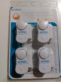 Avidsen Set 4 pezzi Sistema allarme Porte Finestre