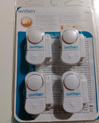 Avidsen Set 4 pezzi Sistema allarme Porte Finestre
