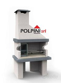 Barbecue in cemento Happy - Fuoco DX-SX - Edilmark