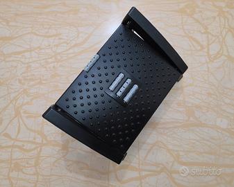 Poggiapiedi ergonomico regolabile – gaming/ufficio