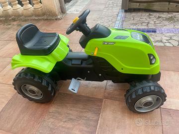 Trattore giocattolo smoby + pala escavatore 