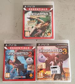 pacchetto videogiochi playstation 3 UNCHARTED