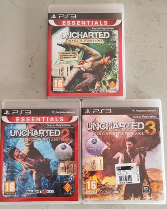 pacchetto videogiochi playstation 3 UNCHARTED