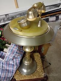 telefono antico ottone onice 