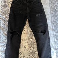 Jeans neri Terranova cons strappi