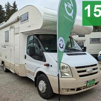 CAMPER RIMOR FORD MANSARDATO 6 POSTI DINETTE LETTI