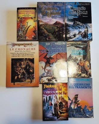 Lotto 8 Libri Fantasy Vintage (Dragonlance & a)