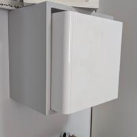 Mensola IKEA cubo quadrato grigio con contenitore
