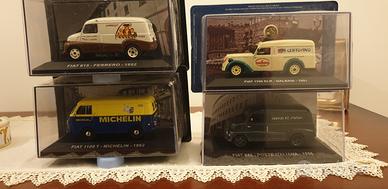 FIAT n.4 furgoni pubblicitari 1/43