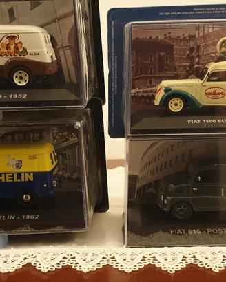 FIAT n.4 furgoni pubblicitari 1/43