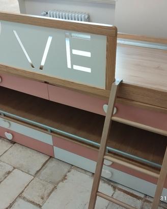 letto a ponte per stanzetta nuovo