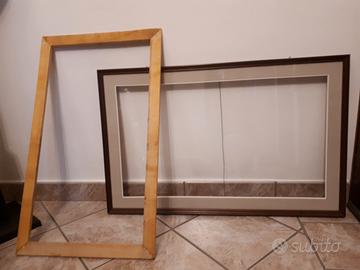 CORNICE IN LEGNO CON TELAIO