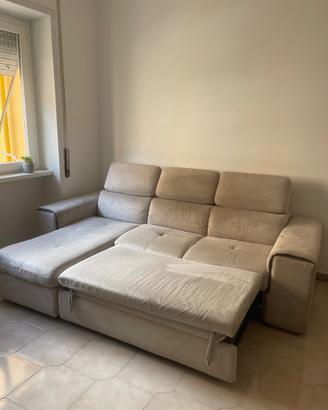 Divano letto angolare contenitore