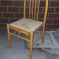 Set di 6 sedie colore faggio