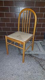 Set di 6 sedie colore faggio