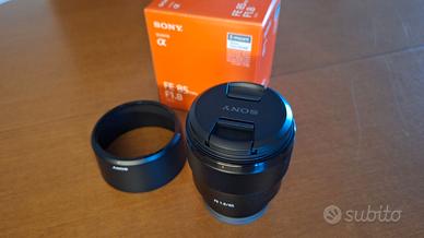 Obiettivo Sony FE 85mm f1.8