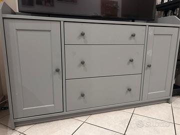 Credenza Ikea grigia Hauga