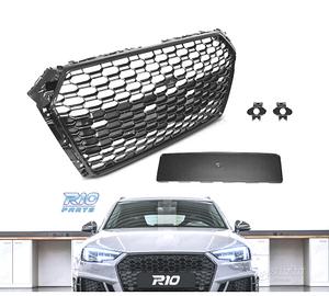 GRIGLIA AUDI A4 B9 15-19 LOOK RS4 NERO LUCIDO PDC