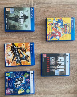 Vari giochi ps5 come nuovi