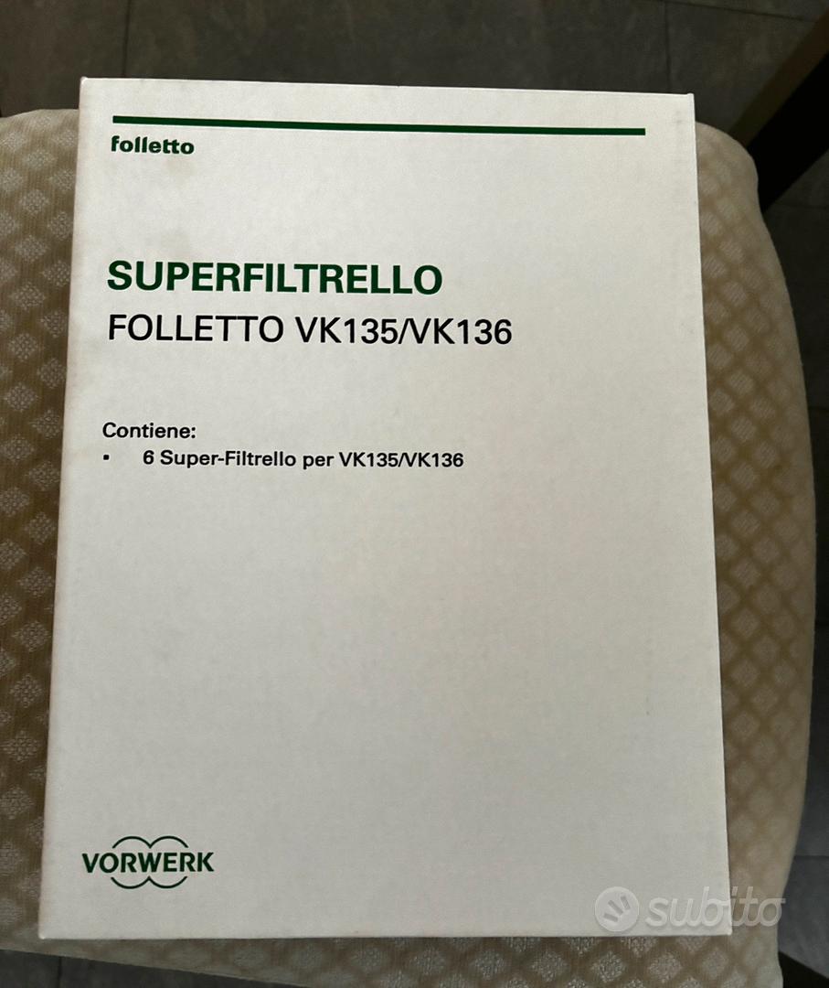 Sacchetti FOLLETTO VK135/136 - Elettrodomestici In vendita a Verona