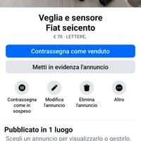 accessori fiat seicento 