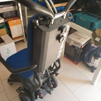 montascale a ruote con poltroncina