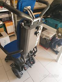 montascale a ruote con poltroncina