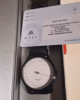 OROLOGIO MAST MILANO CEO DARK 24 ore NUOVO