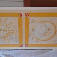 Quadro sole e luna