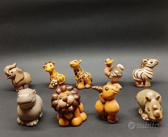 Lotto di 9 statuine - collezione Thun