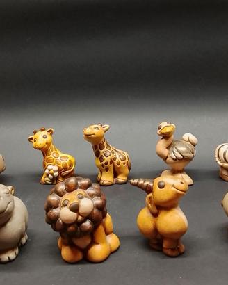 Lotto di 9 statuine - collezione Thun