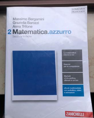 Matematica.azzurro vol.2 ISBN 97888-08879592