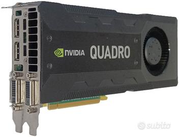 SCHEDA VIDEO NVIDIA QUADRO K5200 8GB DDR5 256 BIT