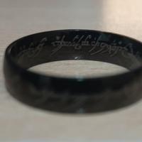 Anello nero del signore degli anelli