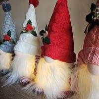 Set 2 Gnomi Natalizi con LED – Decorazione