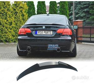 SPOILER ALETTONE BMW E92 LOOK M4 NERO LUCIDO