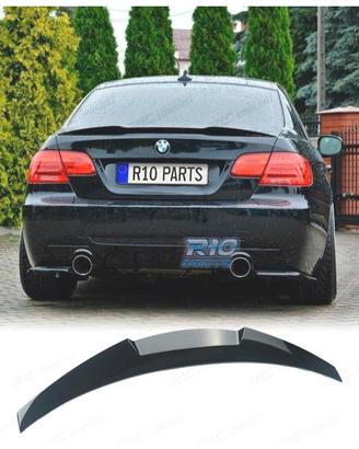 SPOILER ALETTONE BMW E92 LOOK M4 NERO LUCIDO